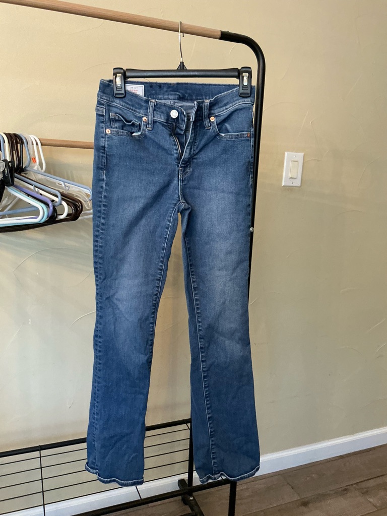 Classic Mid-Blue Women's Jeans Gap Baby Boot Size 2